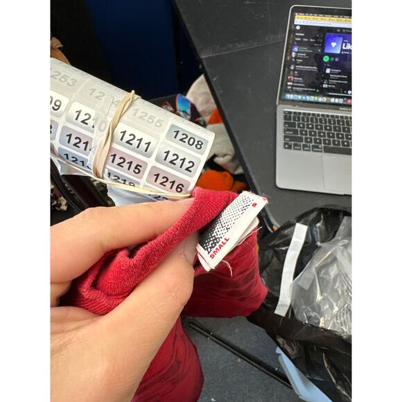 Fox Racing Shirt Mens Small Red Graphic Tee Motocross Biker Streetwear Grunge - Picture 5 of 5